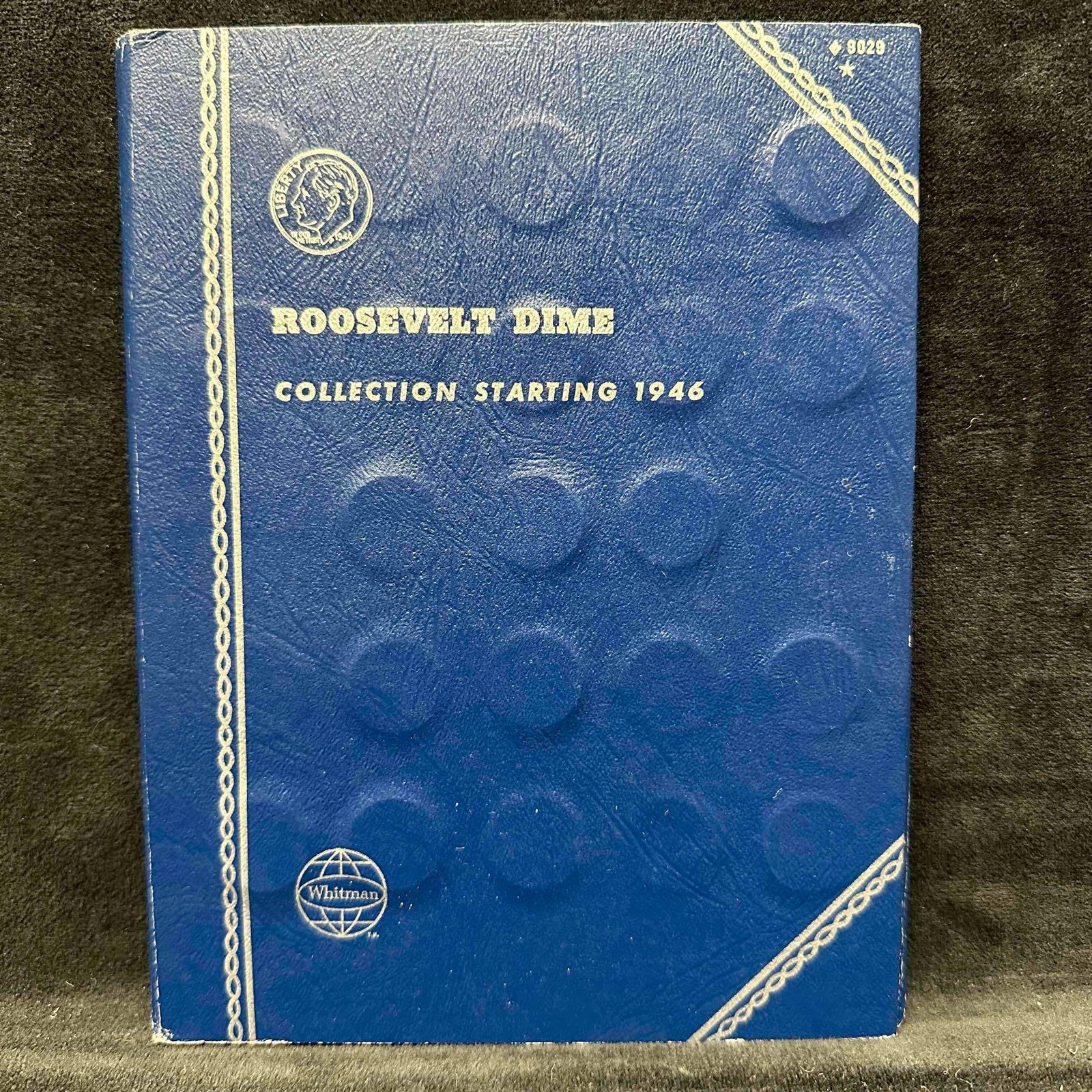 Roosevelt Dime Collection Coin Folder Album Silver Dimes 69 Coins (1 of 7)