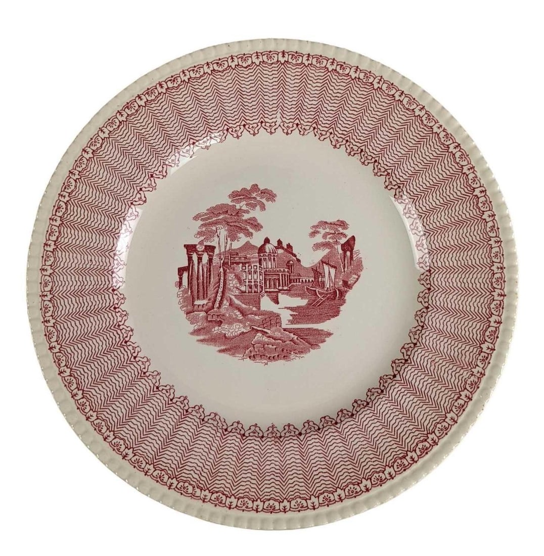 Vintage SP England Fine China Plate: Vintage SP England Fine China Plate. Is approx 10" and it weighs 1.08lb. The plate is in a good, vintage condition with some wear on the edges of the plate and some crazing on the back.