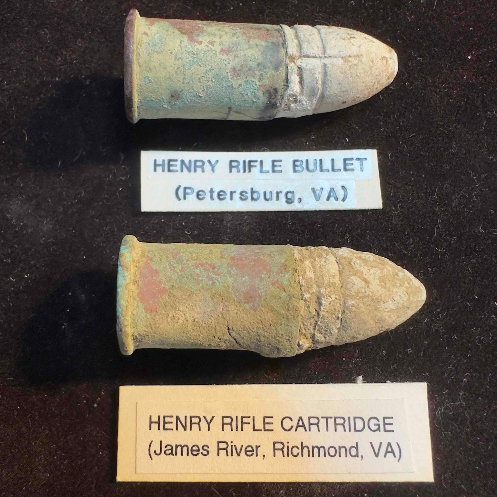 Civil War Era Relic Bullet .44 Cal. Henry Rifle Cartridge Set: These pieces of Militaria have been researched to the best of our ability prior to listing. Please reference all our photos as they are part of our description. Civil War Era Relic Bullet .44 Cal. Hen