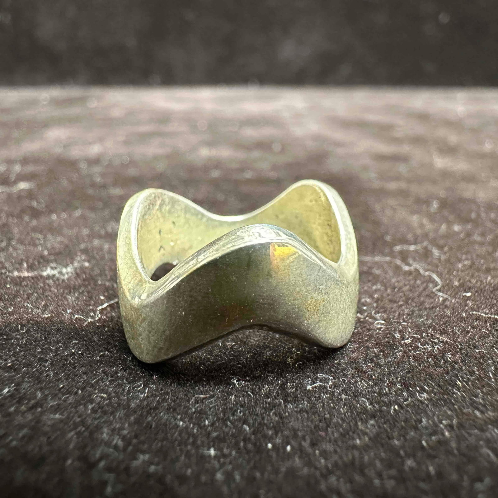 925 Mexico Wave Wavy Design Sterling Silver Ring (1 of 8)