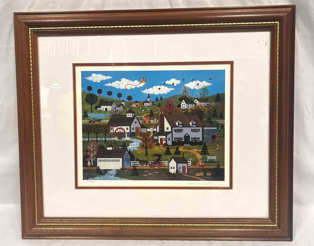 Wooster Scott Signed/Numbered & Framed "Doc's Day Off" Litho (JB 223) (1 of 7)