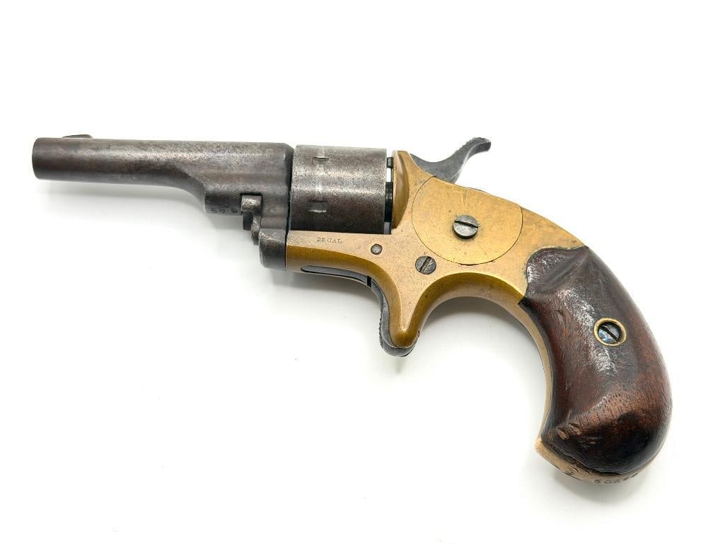 1875 Colt Open Top Pocket Revolver Revolver .22: This firearm has been researched to the best of our ability. Please see photos for best description of condition. Maker - Colt Model - Open Top Pocket Revolver Caliber - .22 Weight - 0.52 lbs Length