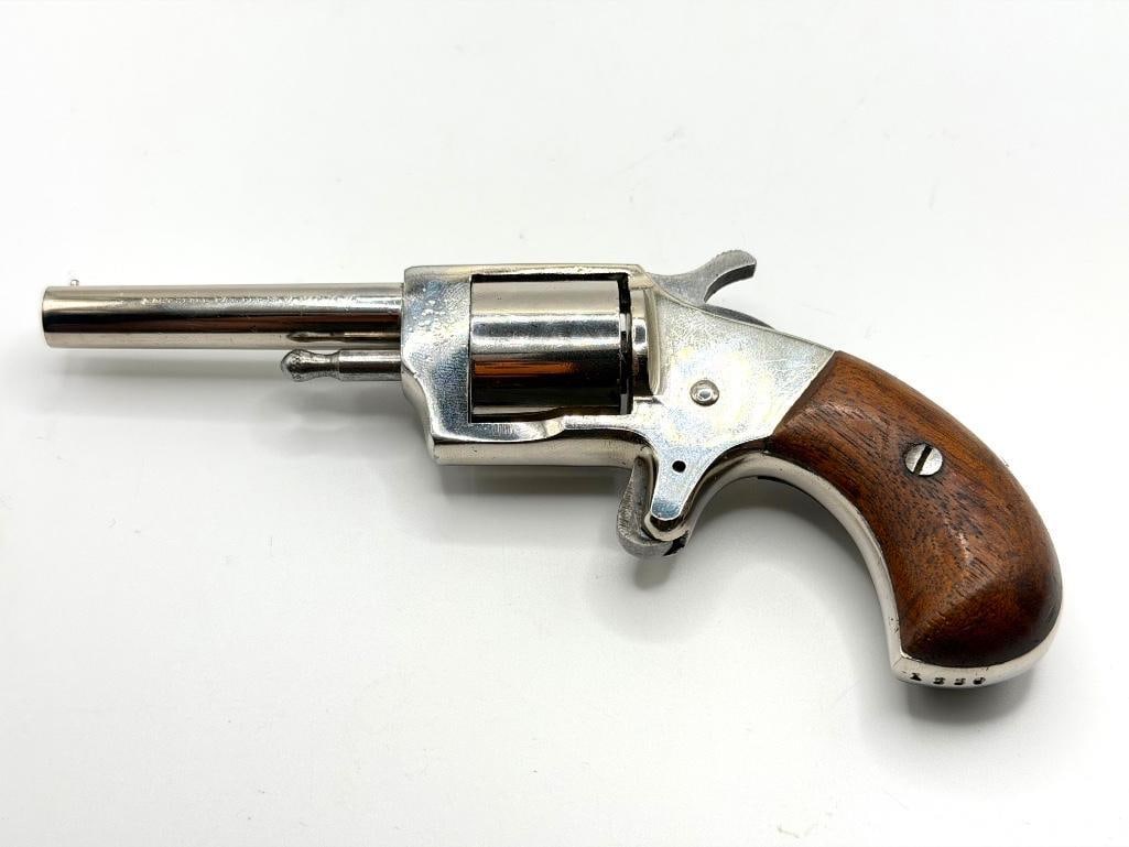 Antique Robin Hood #1 Long "Suicide Special" Revolver: This firearm has been researched to the best of our ability. Please see photos for best description of condition. Maker - Hood Firearms Model - Robin Hood No.1 Caliber - .22 Weight - 0.4 lbs Length -
