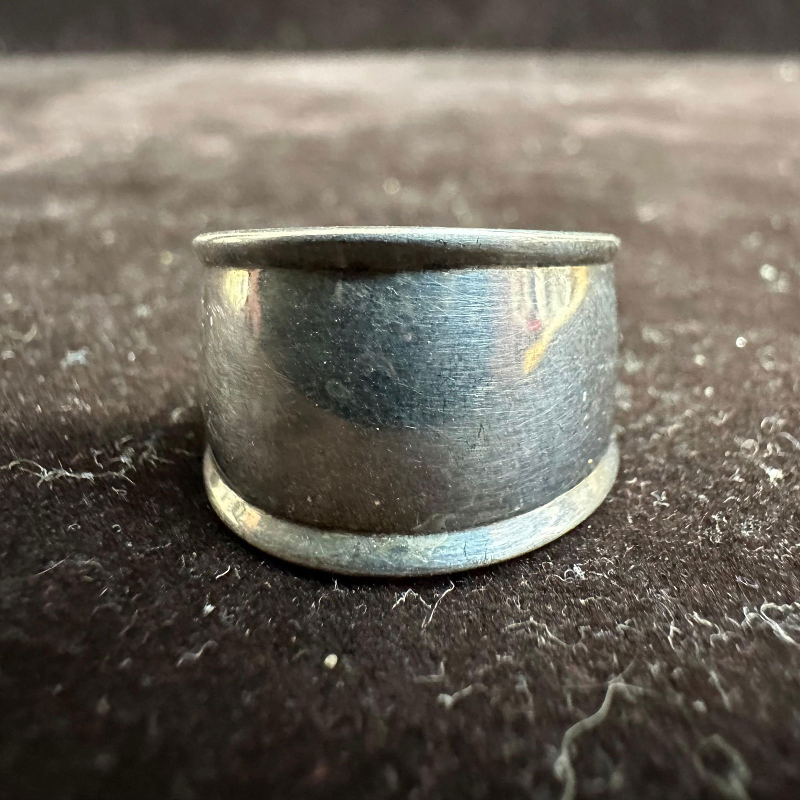 Sterling Silver 925 Single Band Size 8 Fine Ring (1 of 7)