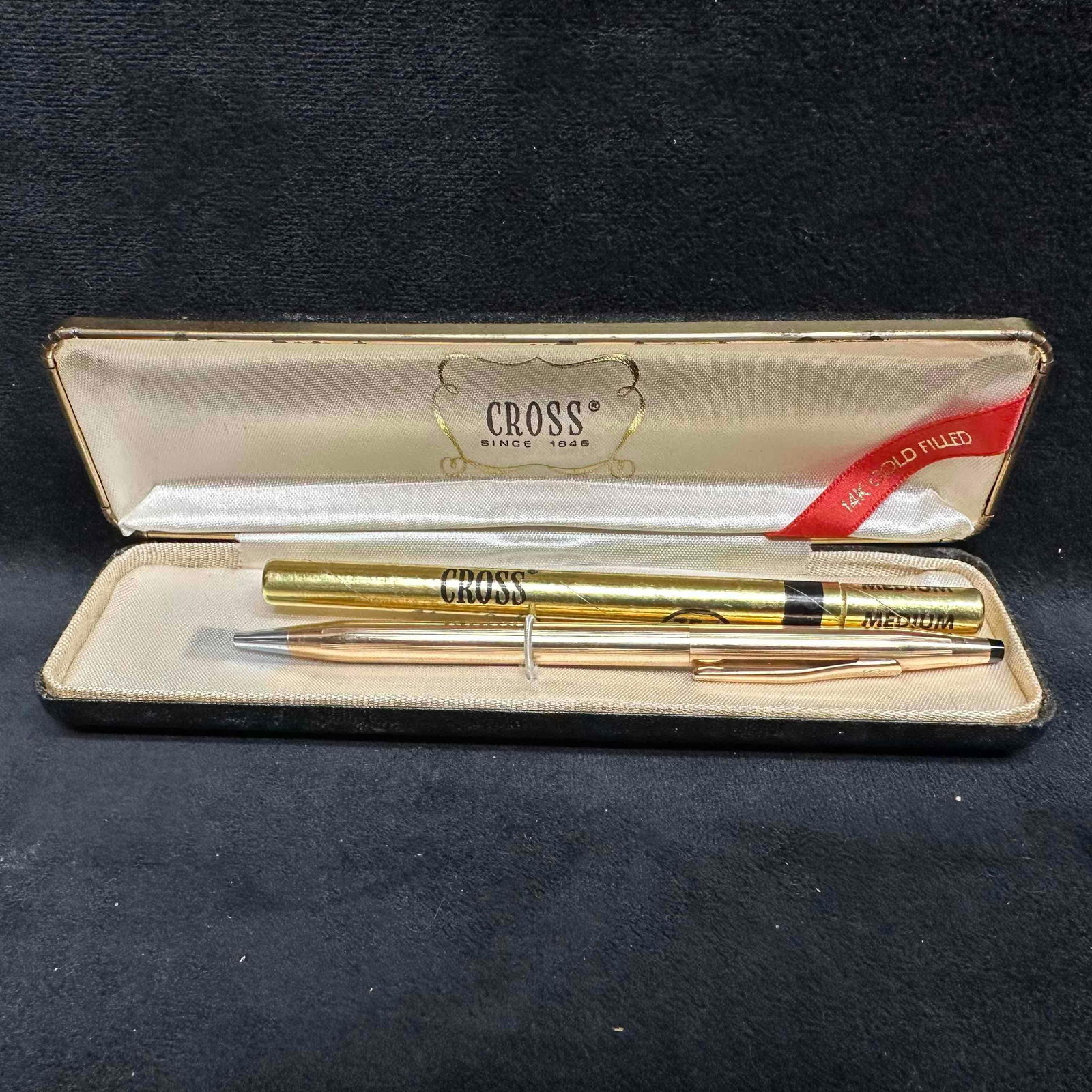 Cross 14K Gold Filled Ballpoint Pen with Case (1 of 7)