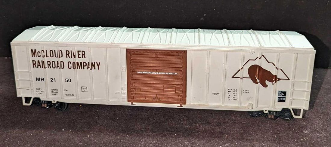 O Scale McCloud River Railroad Company MR 2150 (1 of 6)