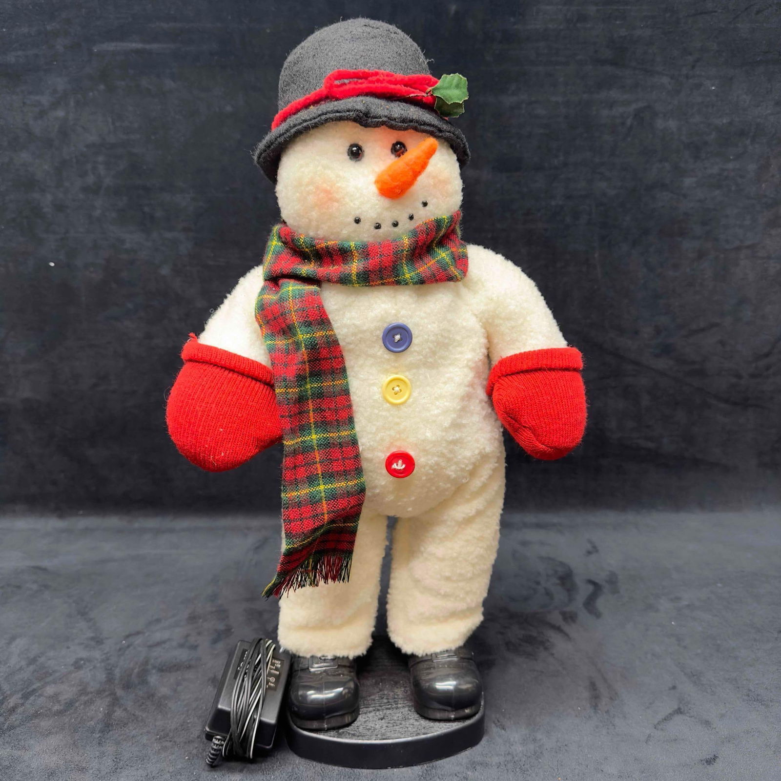 Holiday Dancing Snowman Music Sound Jingle Bells Animated Figure Decor (1 of 10)