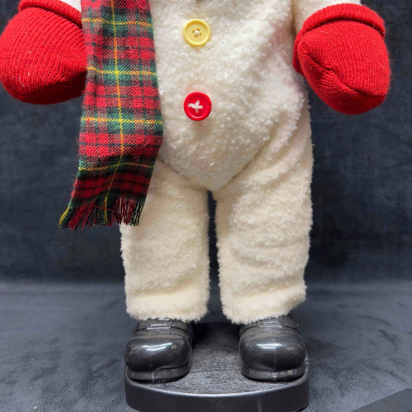 Holiday Dancing Snowman Music Sound Jingle Bells Animated Figure Decor - 8