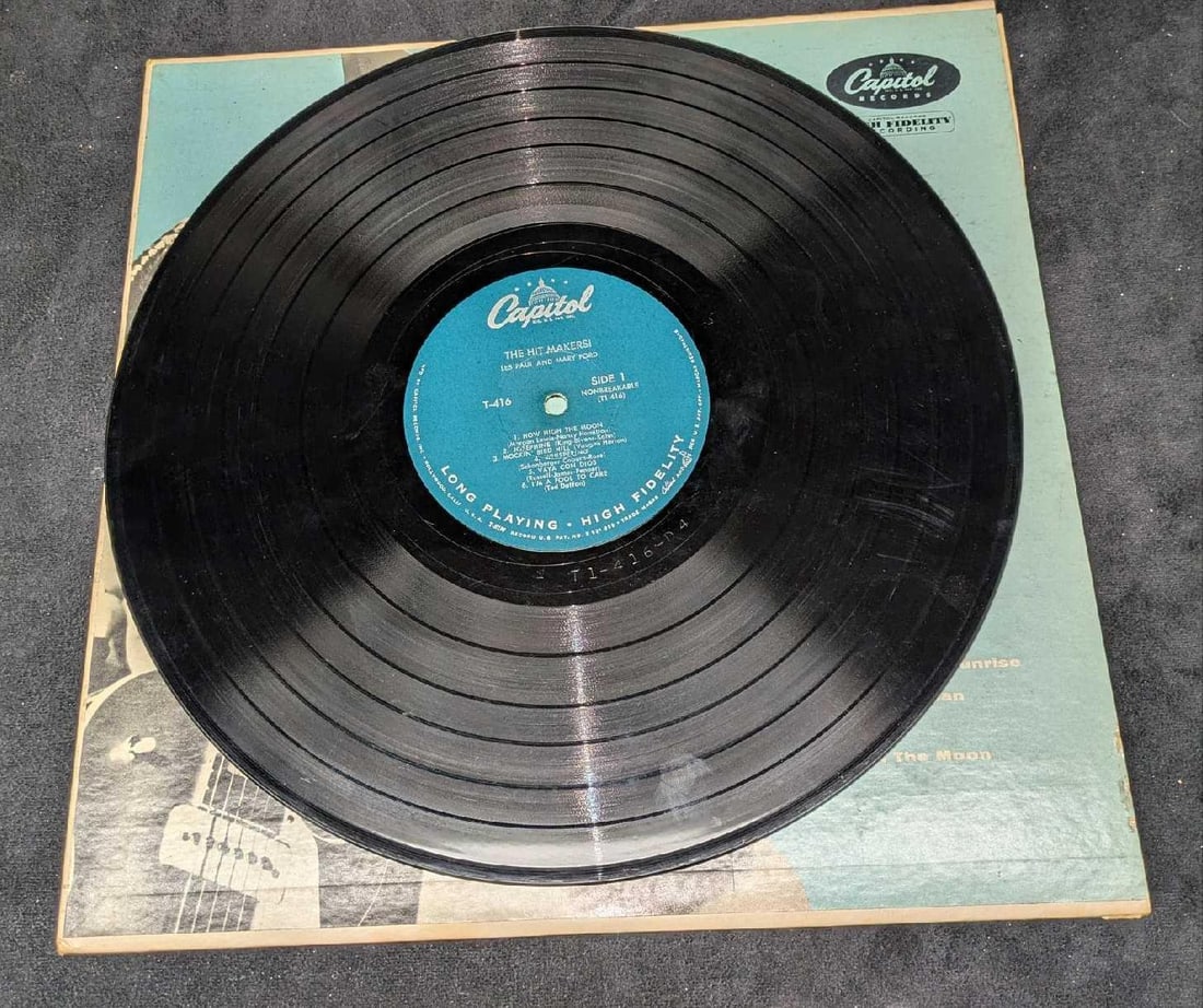 4 Mitch Miller Carpenters Connie Francis Les Paul & Mary Ford LPs - 4