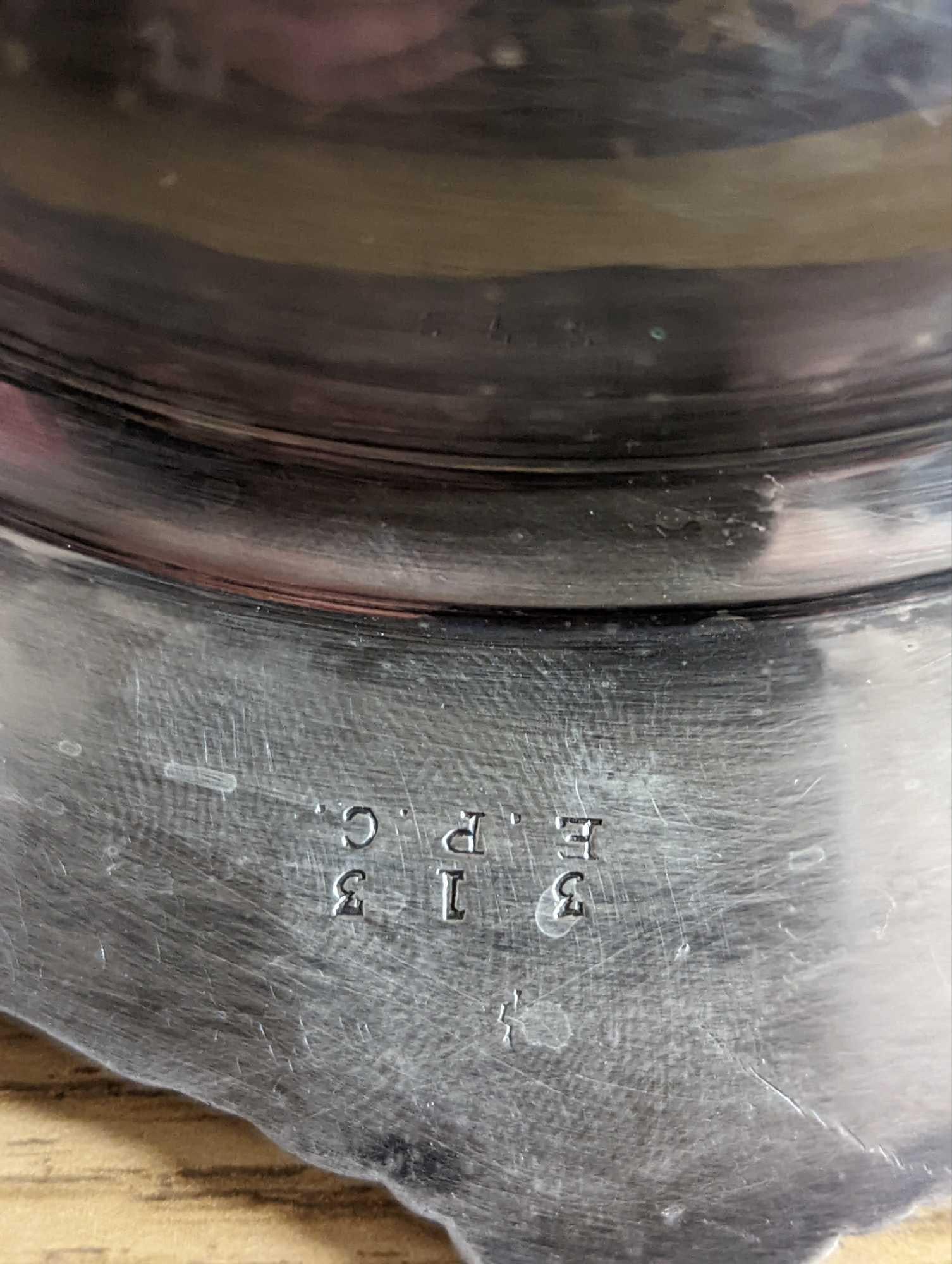 Vintage Silverplated Oval Serving Bowl - 6