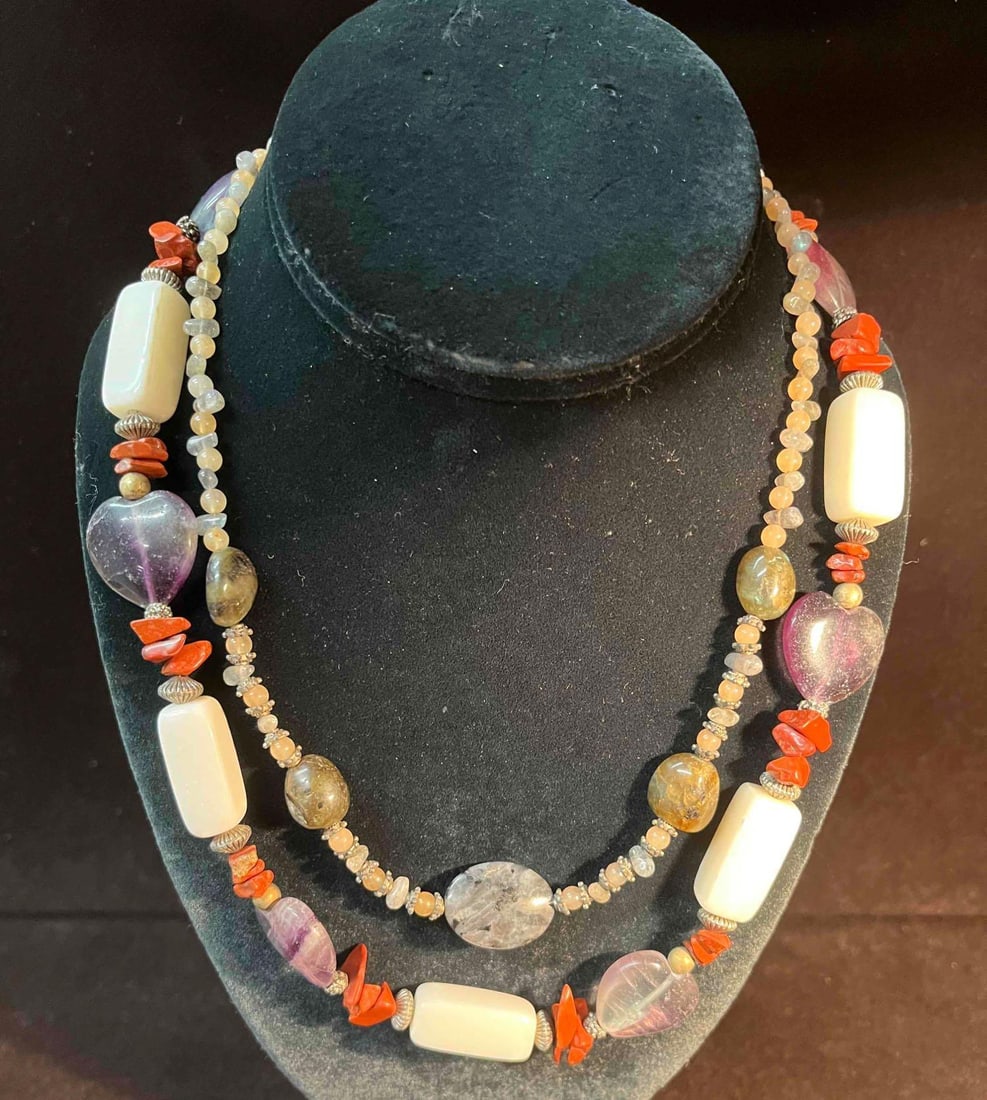 Nine Beaded Necklaces - 5