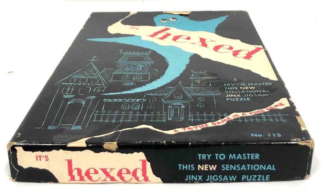 Vintage Jinx Jigsaw Puzzle "It's Hexed" - 4