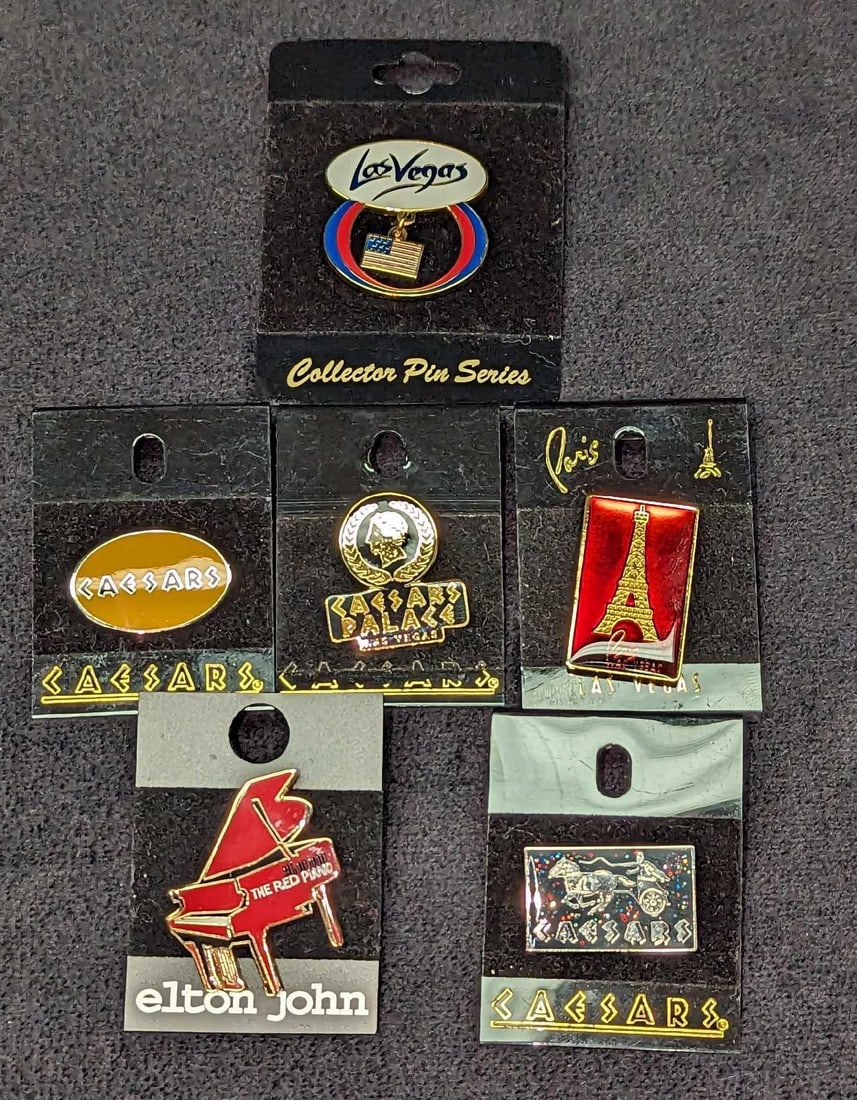 6 Las Vegas Elton John Pins Caesars Place Pins F18 (1 of 8)