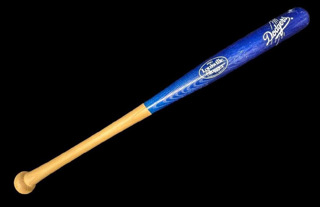 Pro Louisville Slugger Blue Dodgers Baseball Bat (1 of 6)
