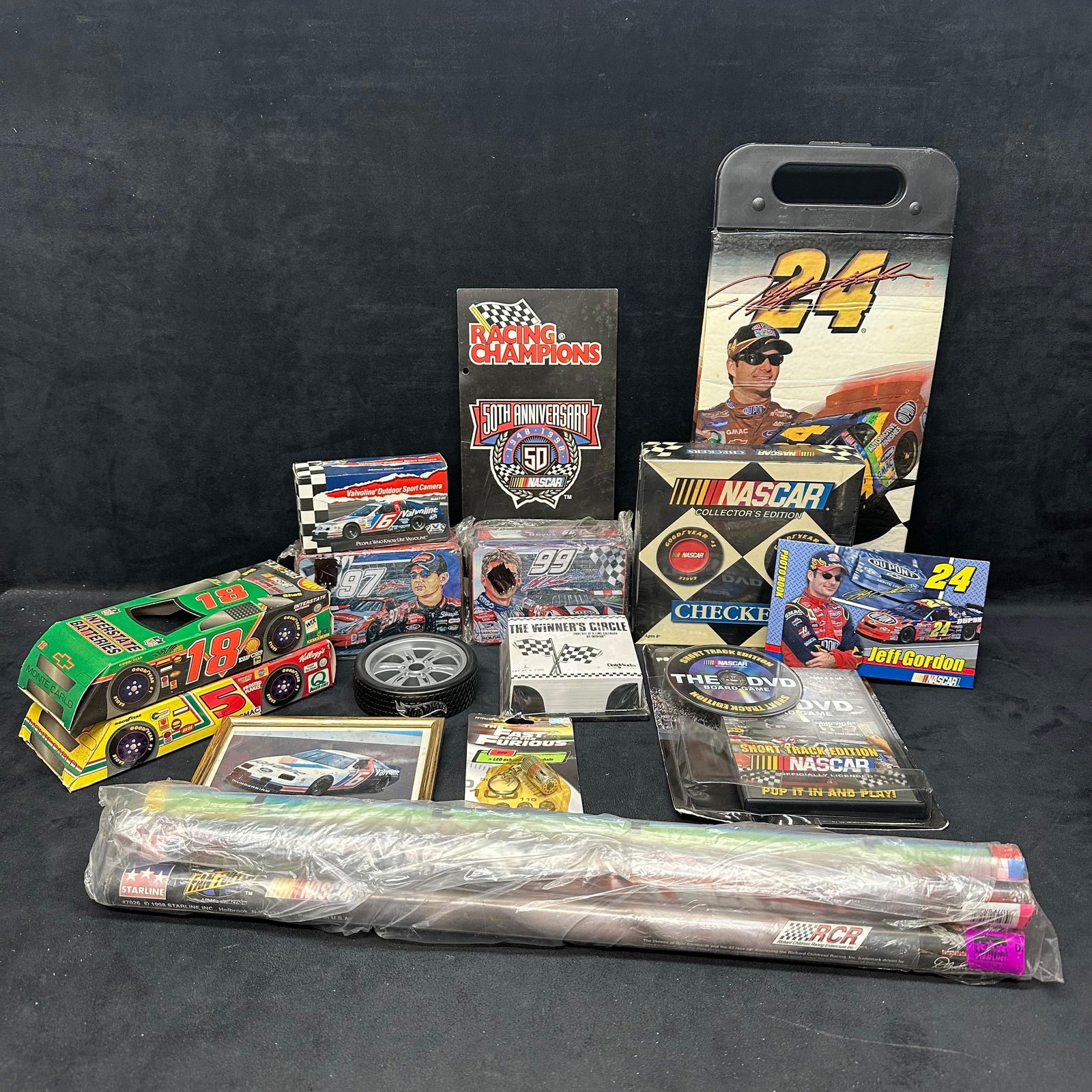 NASCAR Racing Collectibles Lot Jeff Gordon Dale Earnhardt Racing Champions Posters and More (1 of 10)