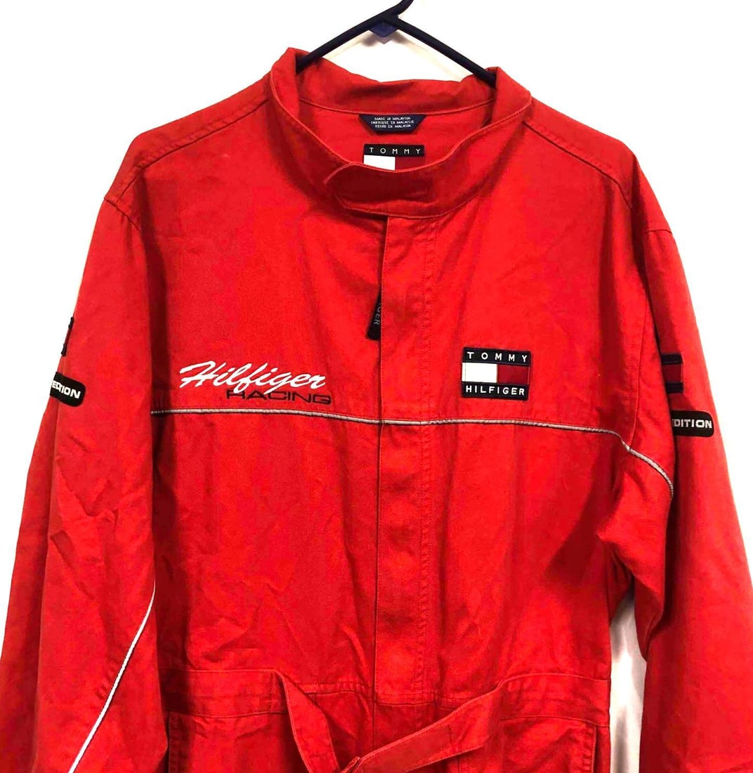 Vintage Tommy Hilfiger Limited Edition Red Racing Jumpsuit (1 of 13)
