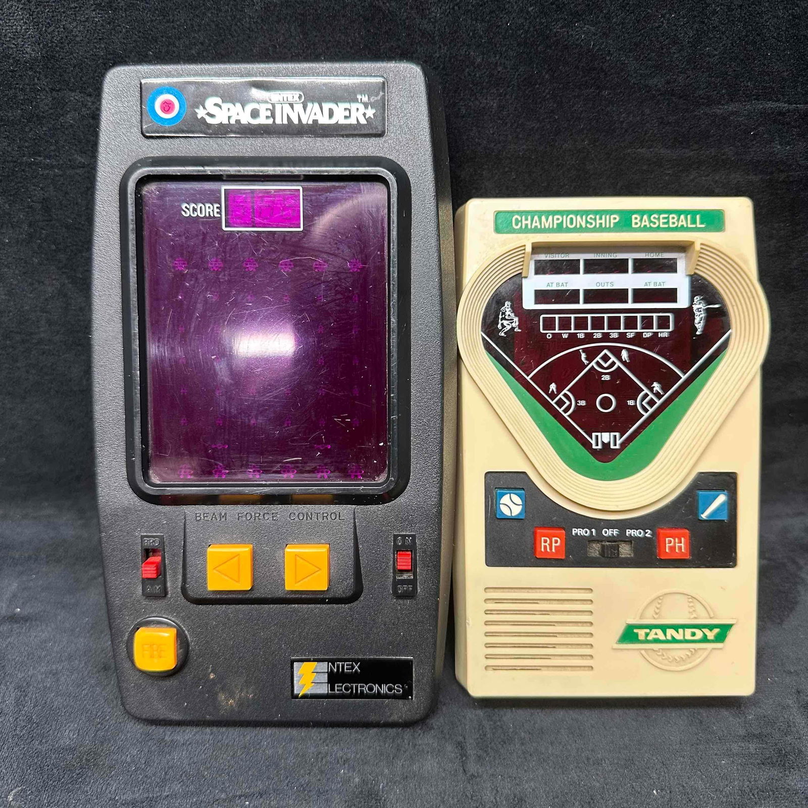 Entex Space Invader and Tandy Championship Baseball Electronic Game Set (1 of 5)