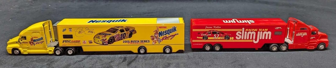 Hot Wheels & Racing Champions Slim Jim Nesquik Team Transporters Die Cast (1 of 7)
