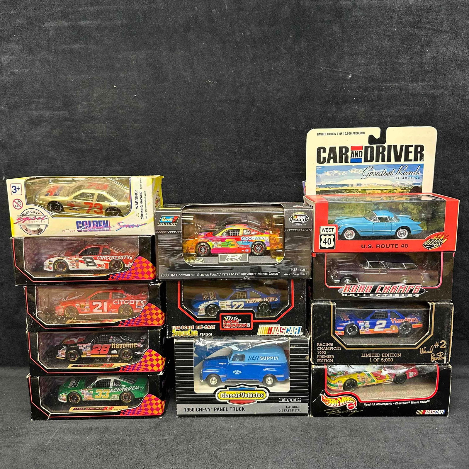 Revell Peter Maxx Die Cast 1:43 Scale NASCAR Replica Set of Twelve (1 of 8)