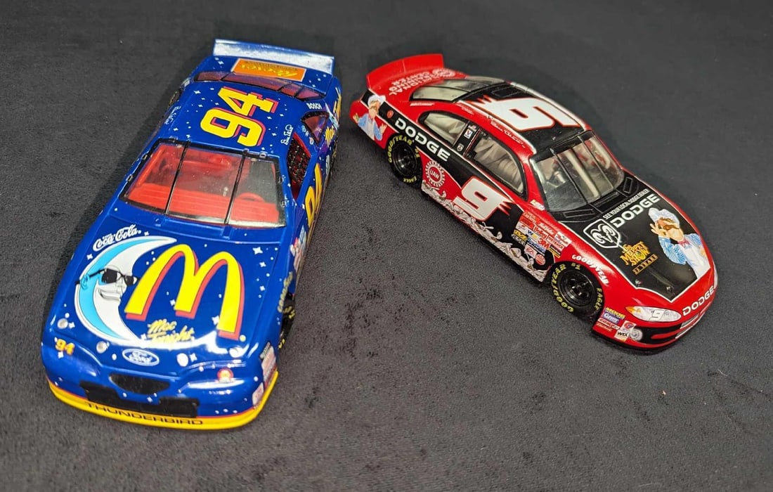 Diecast McDonald's Mac Tonight & Bill Elliot Muppets Stock Cars (1 of 9)