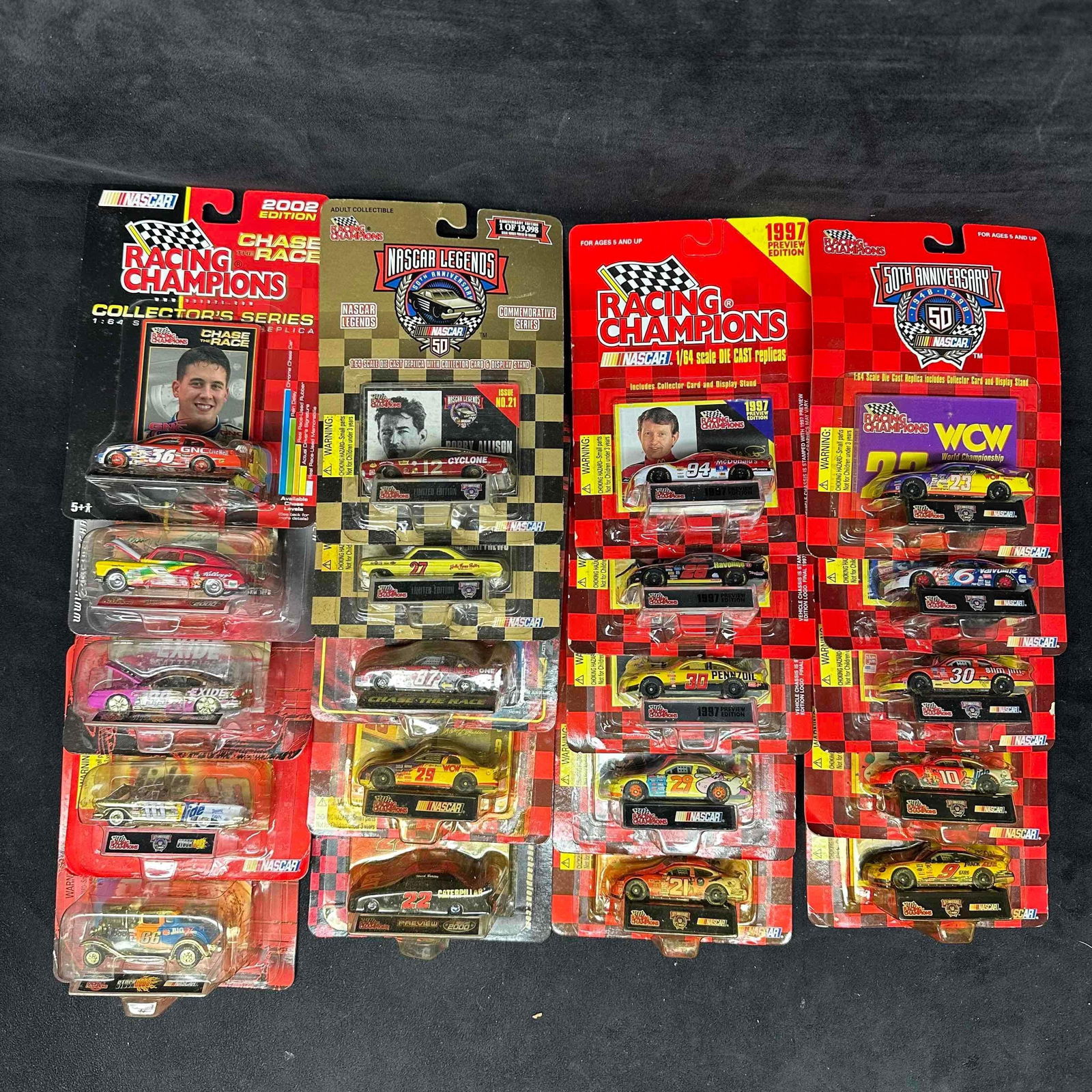 Racing Champions 1:64 Scale Die Cast Replica Set of Twenty 20 Stock NASCAR Collector Stock Cars (1 of 9)