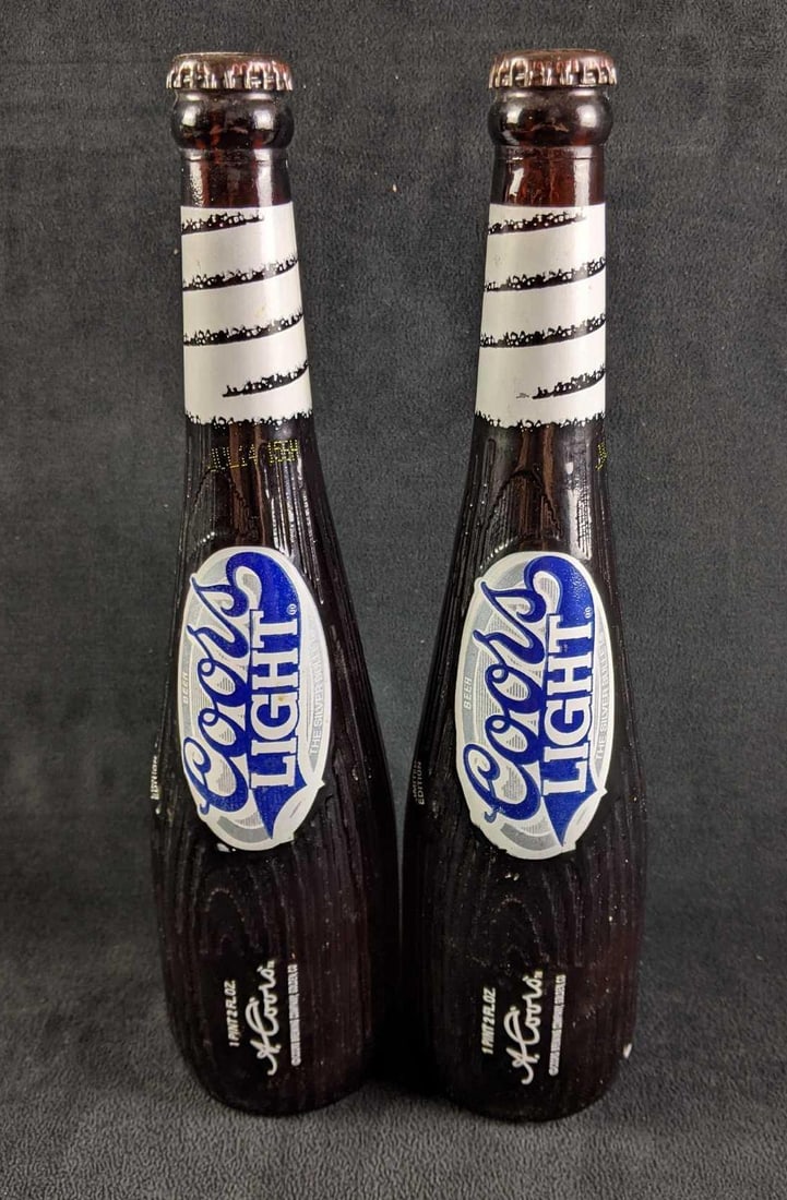 Limited Edition Coors Light The Silver Bullet: Limited Edition Coors Light The Silver Bullet This lot has a pair of limited edition Coors Light The Silver Bullet bottles. These silver bullet limited edition bottles are still factory sealed. These