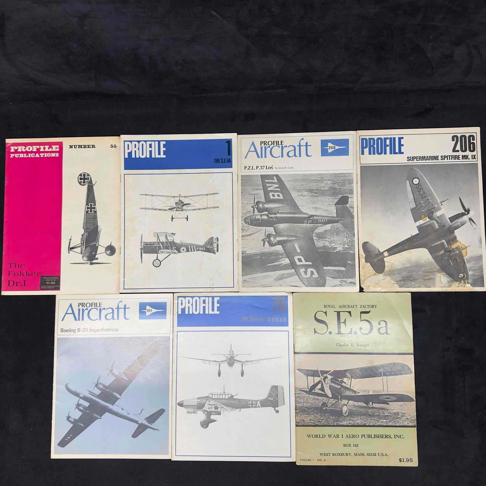 Profile Publications Aviation Plane Aircraft Magazine Collection Lot of 7 Seven Magazines (1 of 5)