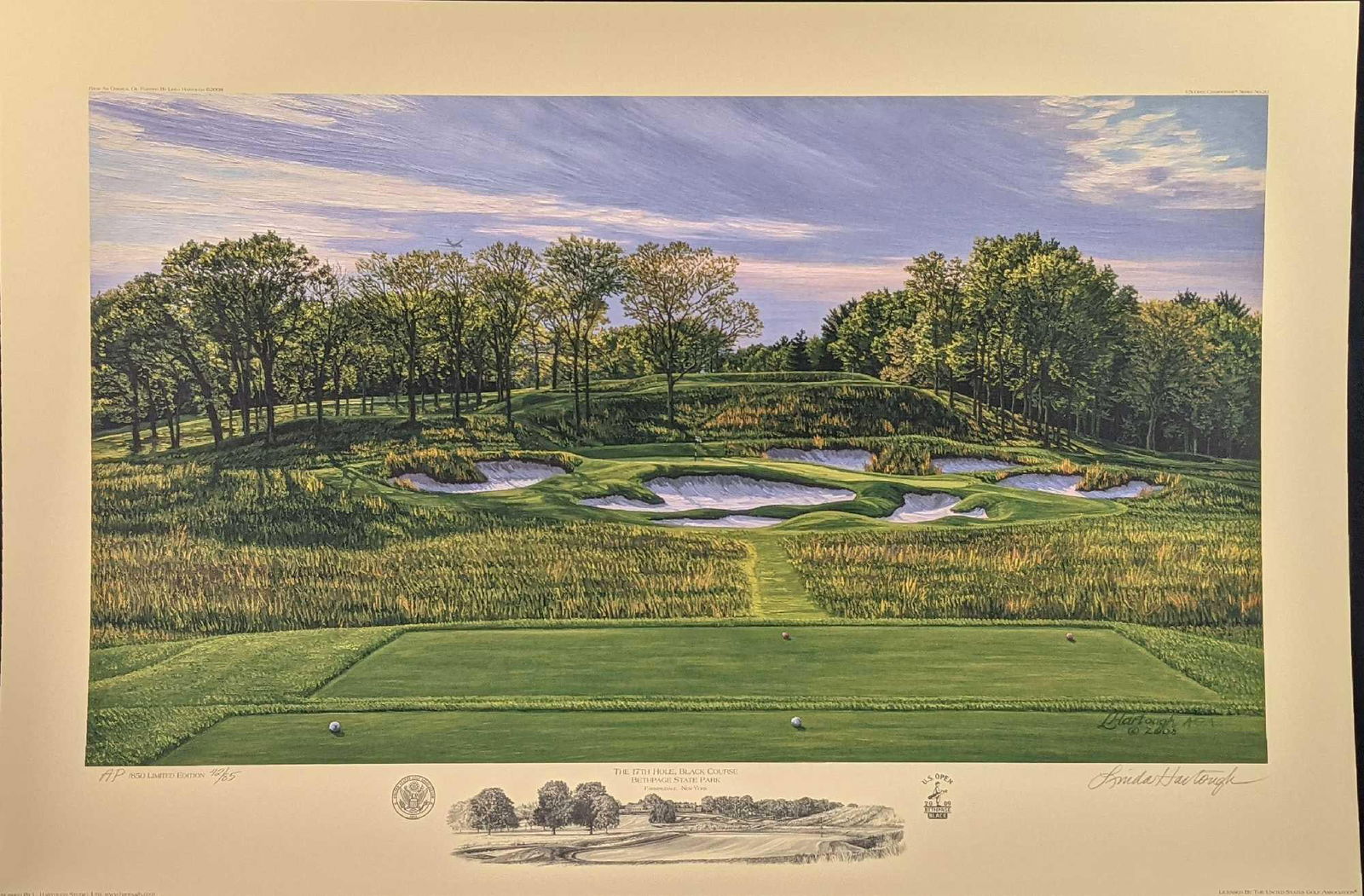 Linda Hartough Artist Proof Litho Golf Bethpage State Park (1 of 10)