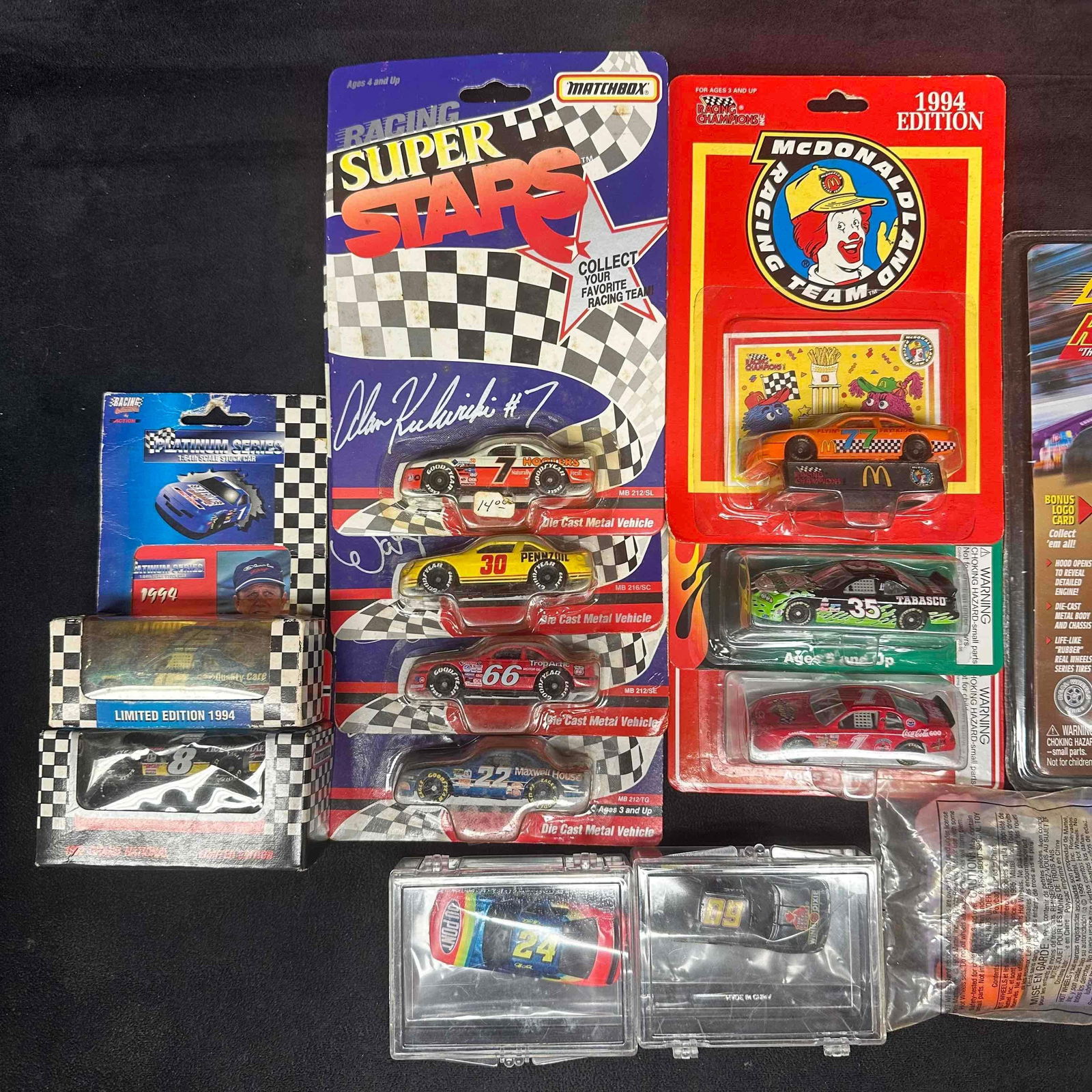 NASCAR Diecast Car Lot Matchbox Racing Superstars Johnny Lightning Lucky Charms, McDonald’s - 8