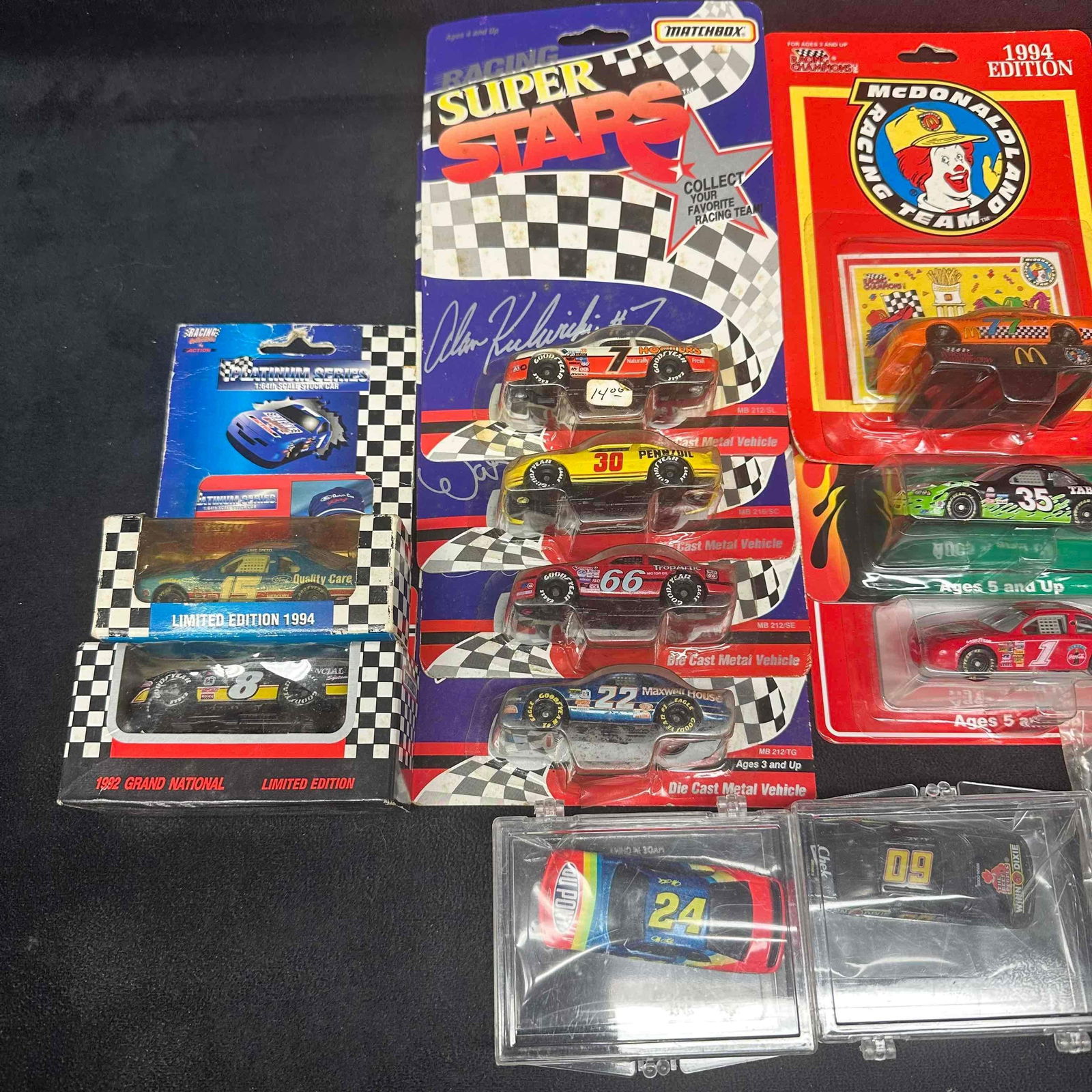 NASCAR Diecast Car Lot Matchbox Racing Superstars Johnny Lightning Lucky Charms, McDonald’s - 9