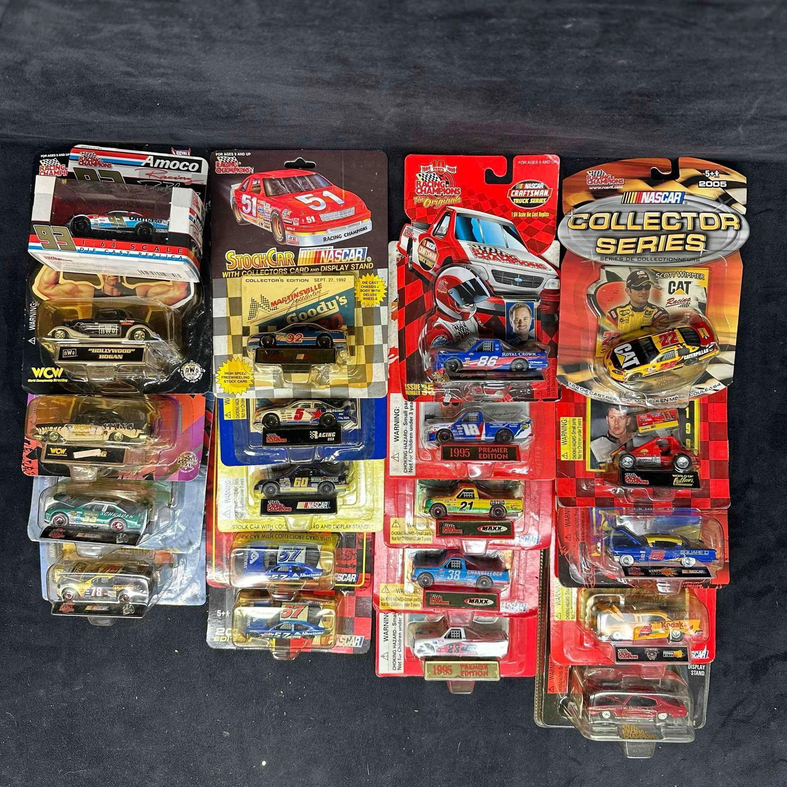 Collector Stock Cars Racing Champions 1:64 Scale Die Cast Replica NASCAR Set of 20 Vehicles: Collector Stock Cars Racing Champions 1:64 Scale Die Cast Replica NASCAR Set of 20 Vehicles. Various collection of NASCAR Racing Champions stock car collectibles featuring (20) 1:64 die cast cars.