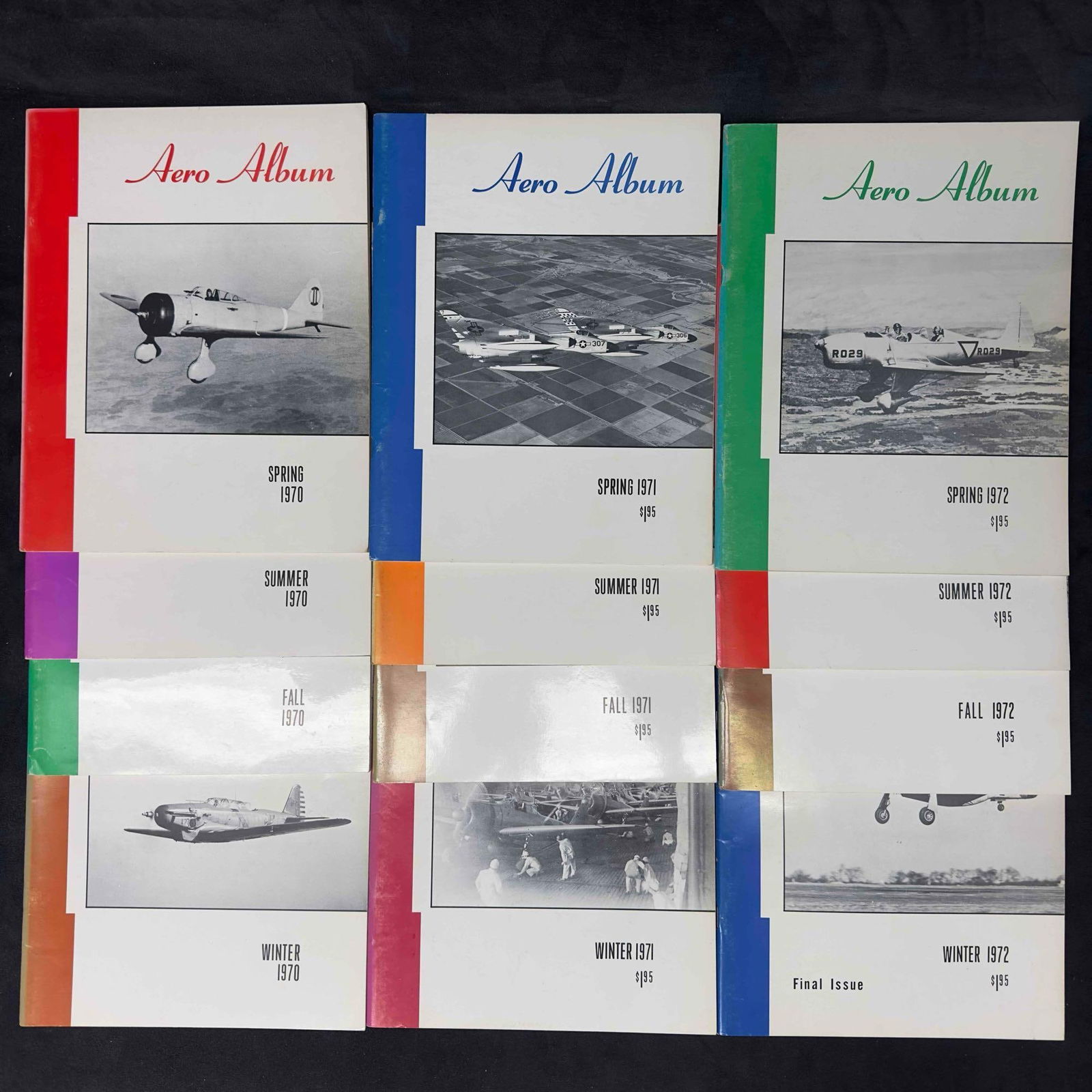 Aero Album 1970's Aircraft Aviation Plane Photos Collection Lot of 12 Twelve Magazine Books: Aero Album 1970's Aircraft Aviation Plane Photos Collection Lot of 12 Twelve Magazine Books. Each book showcases photos, scale drawings, and articles on aircraft and aviation. This collectors