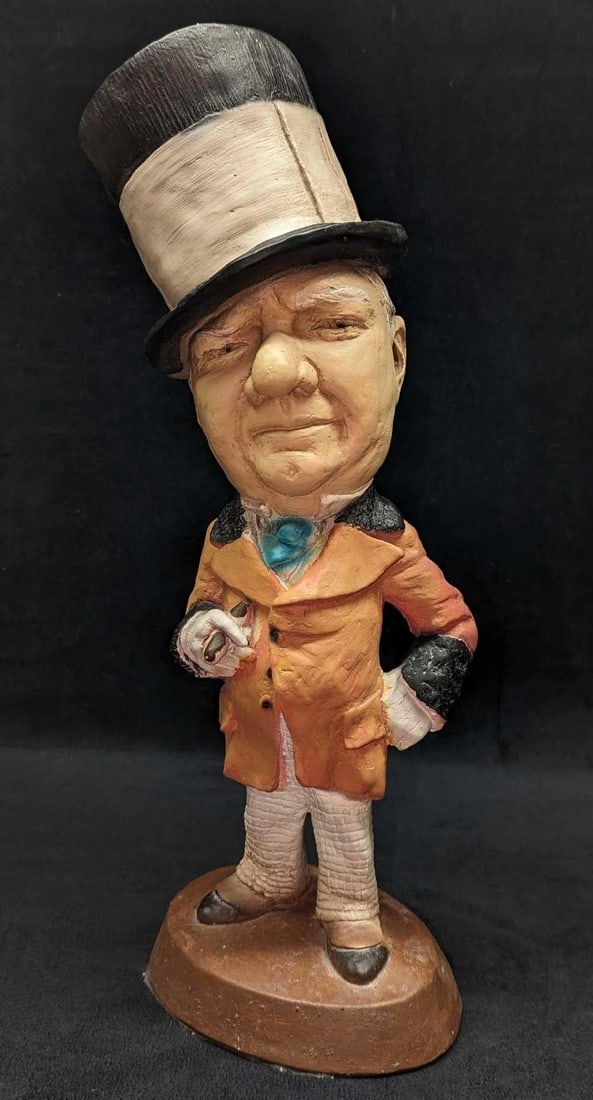 Vintage ESCO Chalkware W.C. Fields Statue H30 (1 of 7)