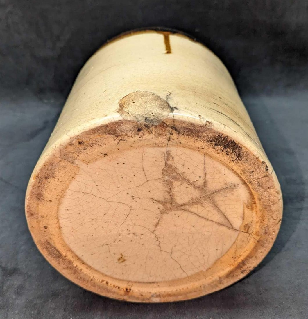 Antique 15" Stoneware Crock - 6