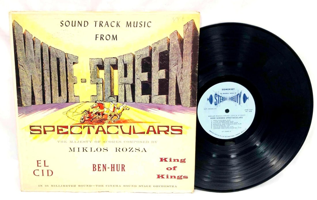 Sound Track Music From Wide-Screen Spectaculars The Majesty Of Scores Composed By Miklos Rozsa  (1 of 4)