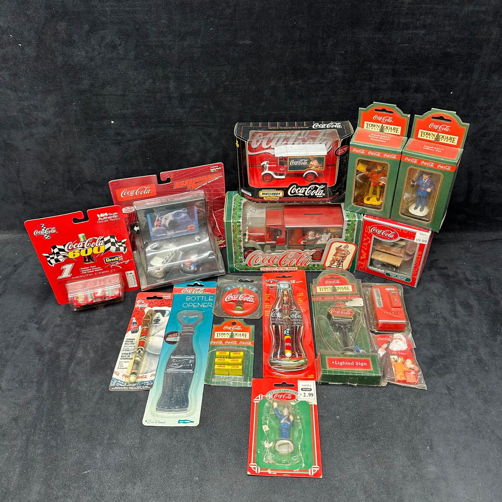Coca-Cola Collectibles Lot Vehicles Figurines Signs and Coke Accessories (1 of 11)