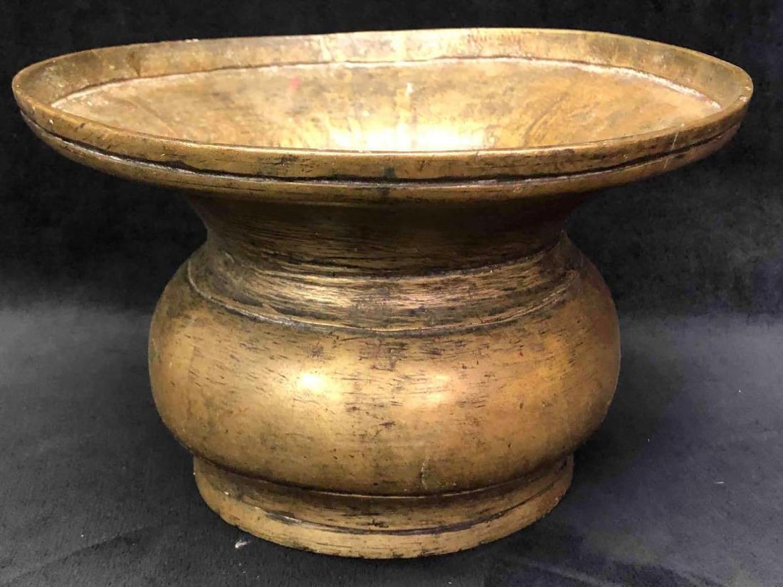 Large Brass Spittoon - 2