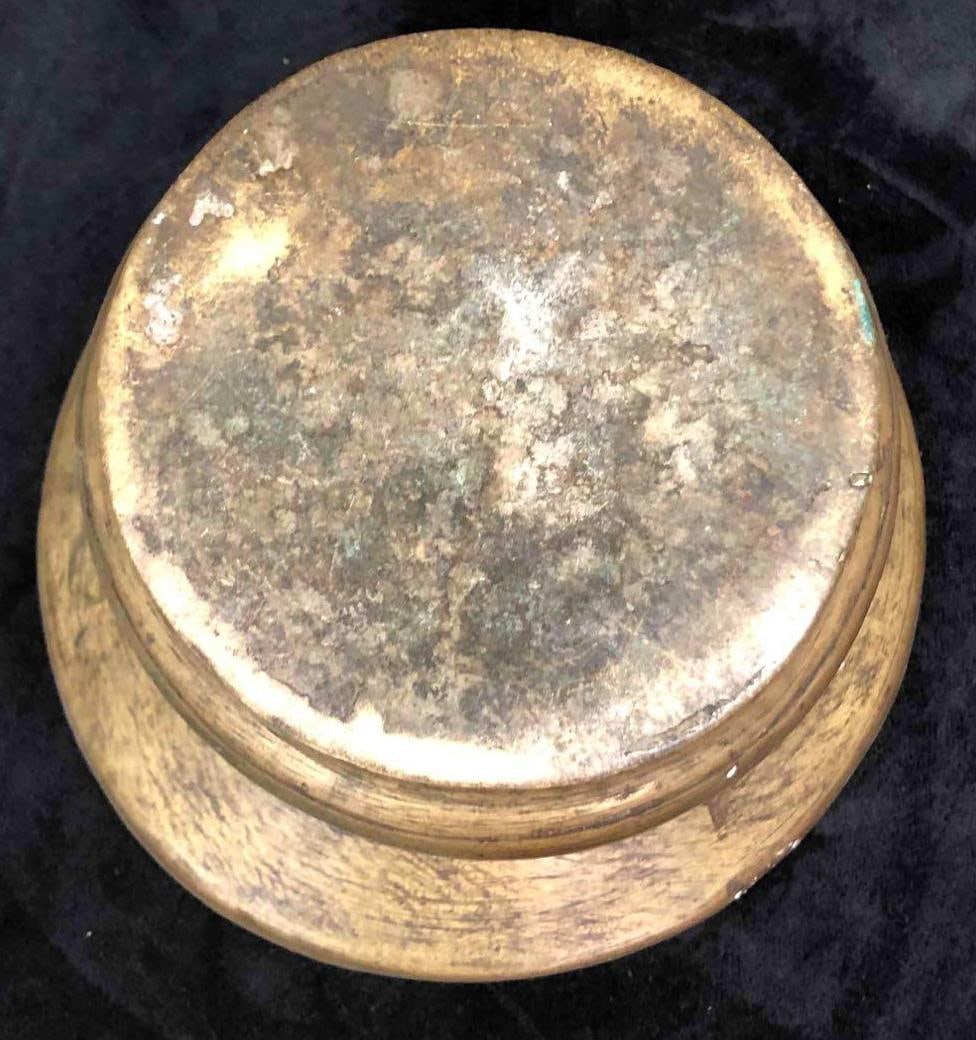 Large Brass Spittoon - 4