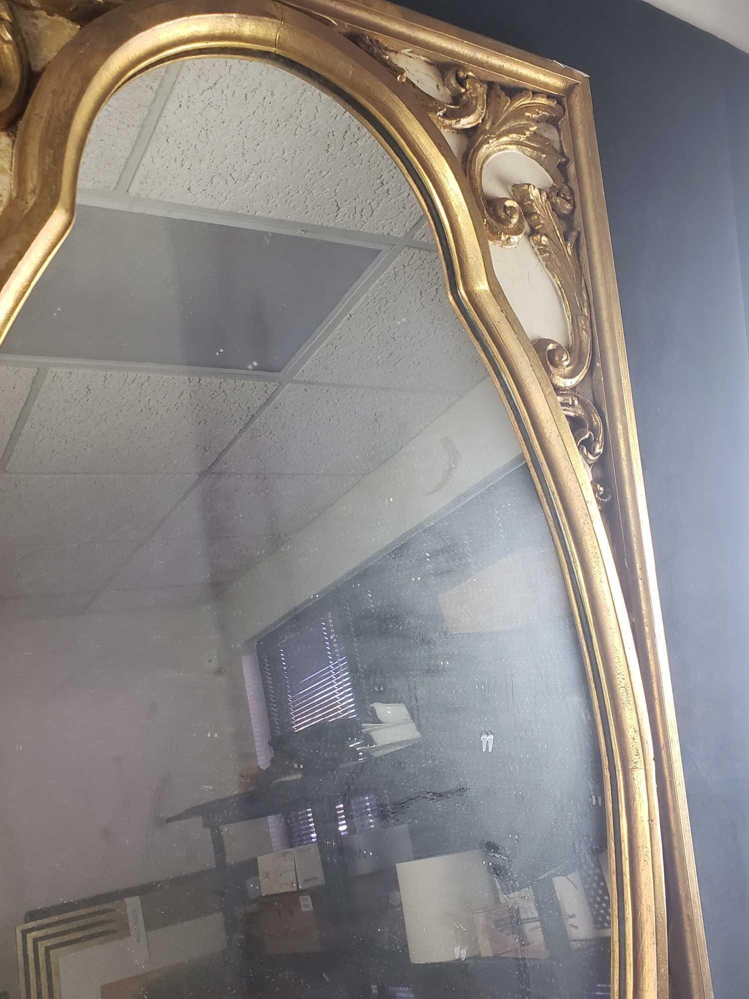 Gold Framed Ornate Mirror - 6