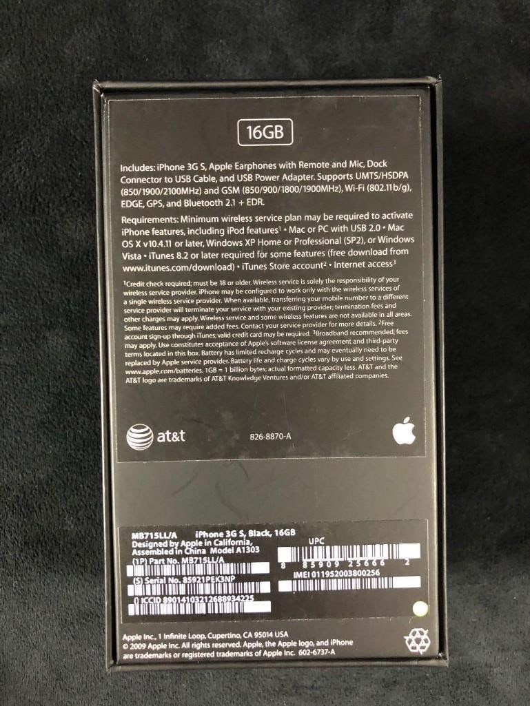 iPhone 3G S Black 16B 2009 - 10