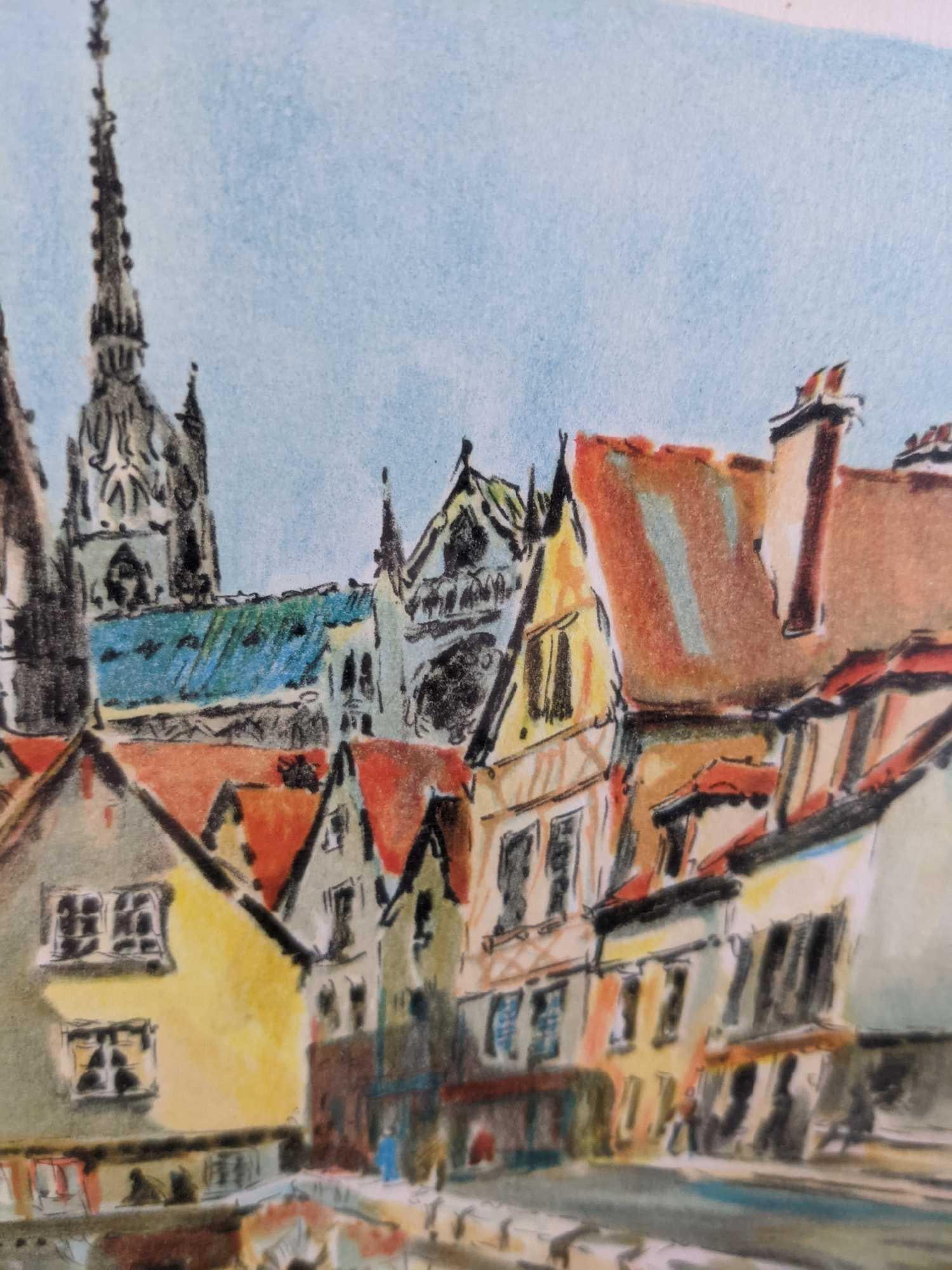 Framed Pierre Eugene Cambier Signed Numbered Litho - 4