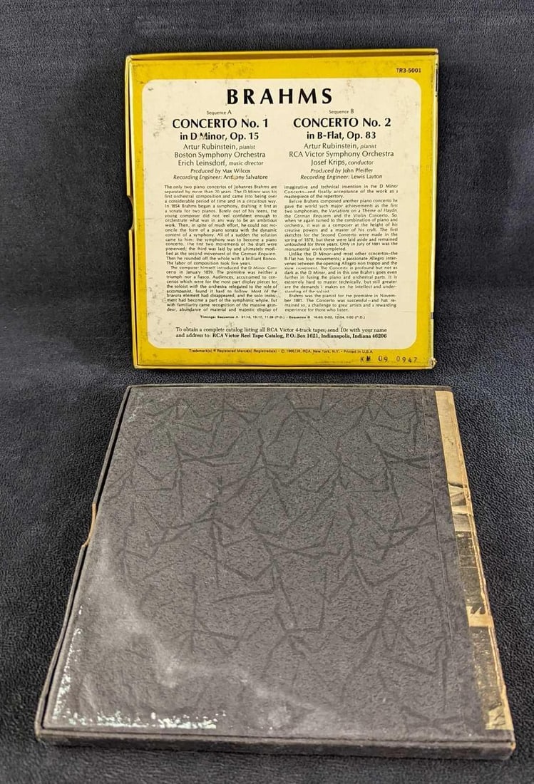 Tchaikovsky & Brahms 4 Track Tapes - 2