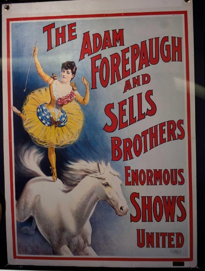 Kodak Transparent 4 X 5 Forepaugh & Sells Brothers: Kodak Transparent 4 X 5 Forepaugh & Sells Brothers. Here is a 4" x 5" Kodak Transparent of a vintage "The Adam Forepaugh And Sells Brothers" Poster that can be made into prints with the right