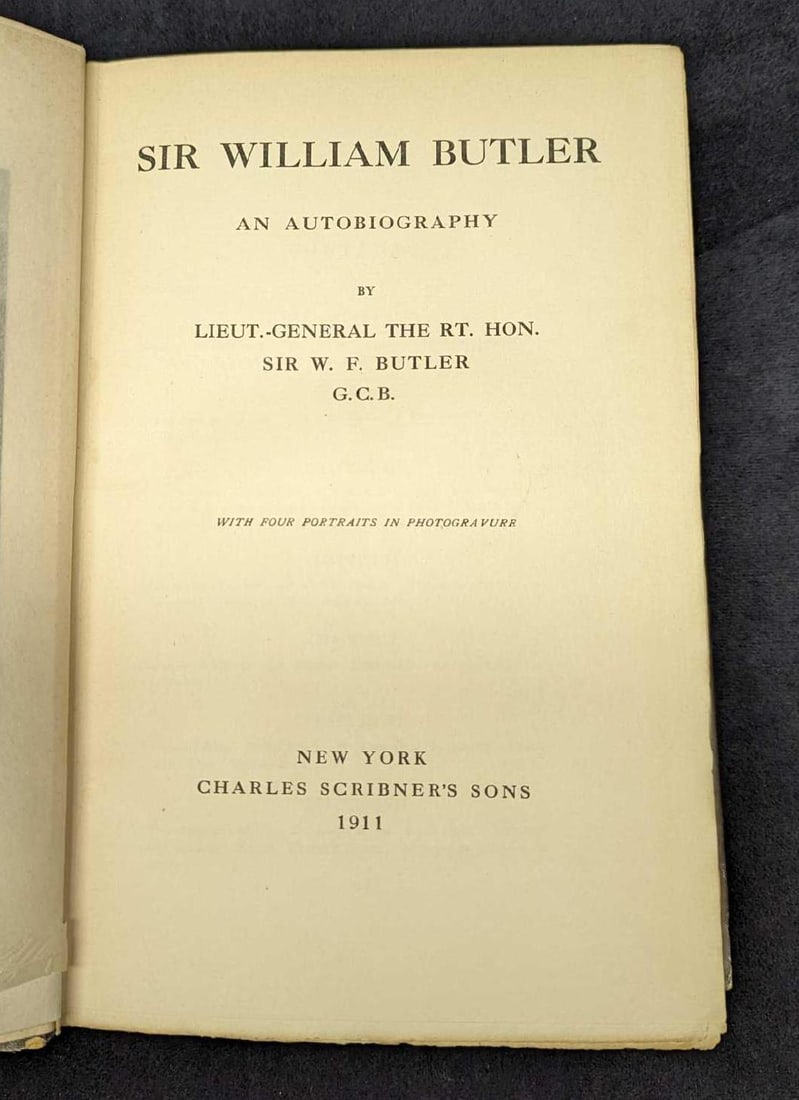 Antique Sir William Butler Autobiography Hardcover (1 of 9)