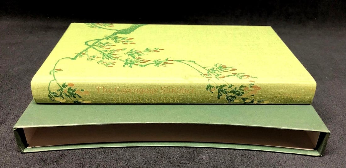 "The Greengage Summer" by Rumer Godden - Hardcover: Hardcover Book - "The Greengage Summer" by Rumer Godden. Foreword by Jane Murray Flutter. Introduction by Jane Asher. Illustrations by Aafke Brouwer. The Folio Society, 2000. It measures 6" x 10-1/4" 