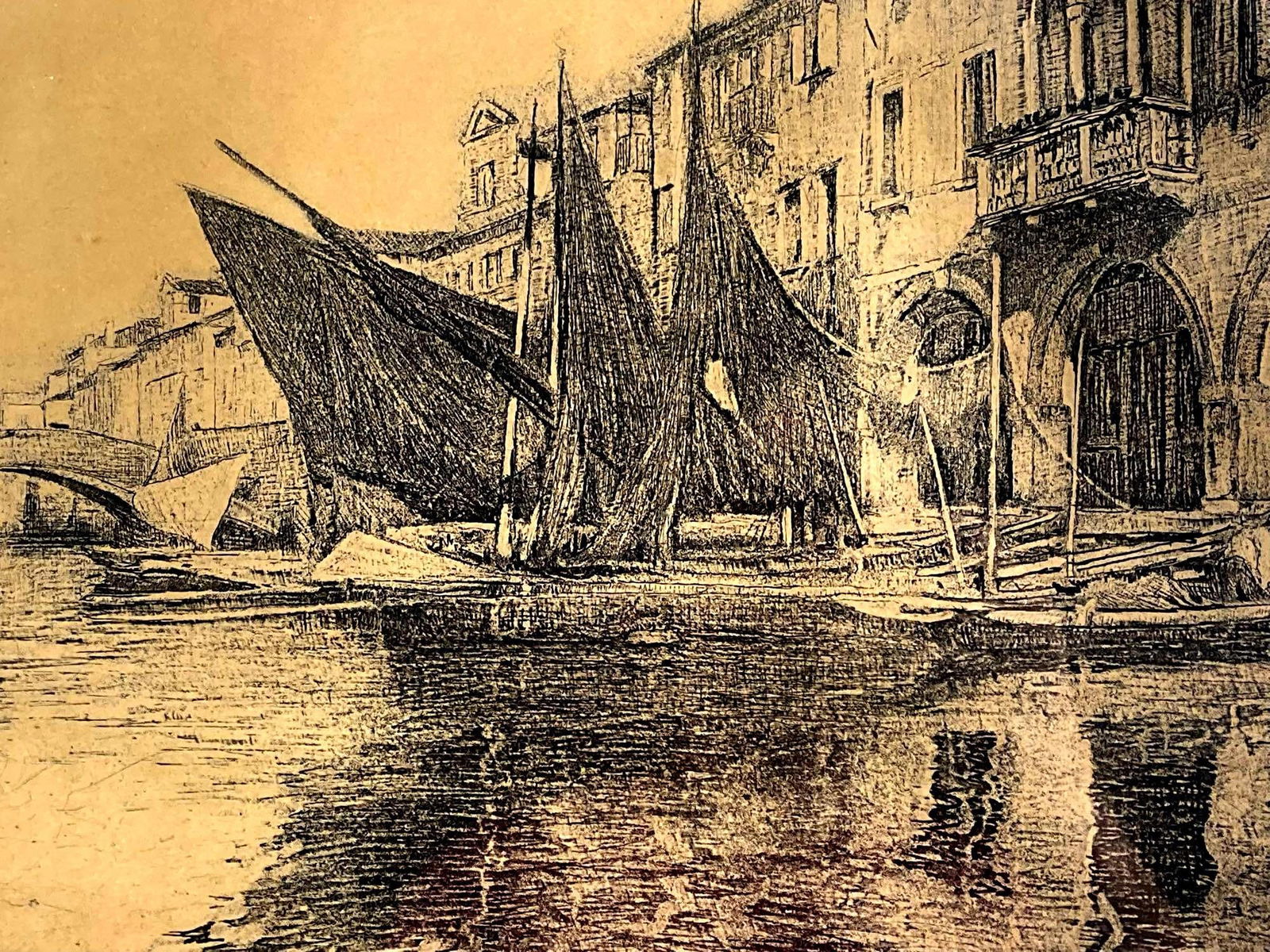 Venice Lithograph by Bella Sziklay - 3