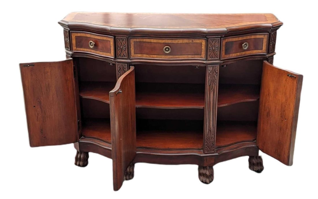 Walnut Console Cabinet - 2