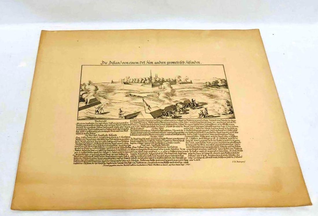 German Work By J. B. Bullinger. F "Die Sillans Von A Det Him Fnden Andere Geometrische Sünden": This lot contains a German Work By J. B. Bullinger. F "Die Sillans Von A Det Him Fnden Andere Geometrische Sünden". It is approx. 15 1/4" x 18 1/4" and it weighs about 0.06lbs. Overall