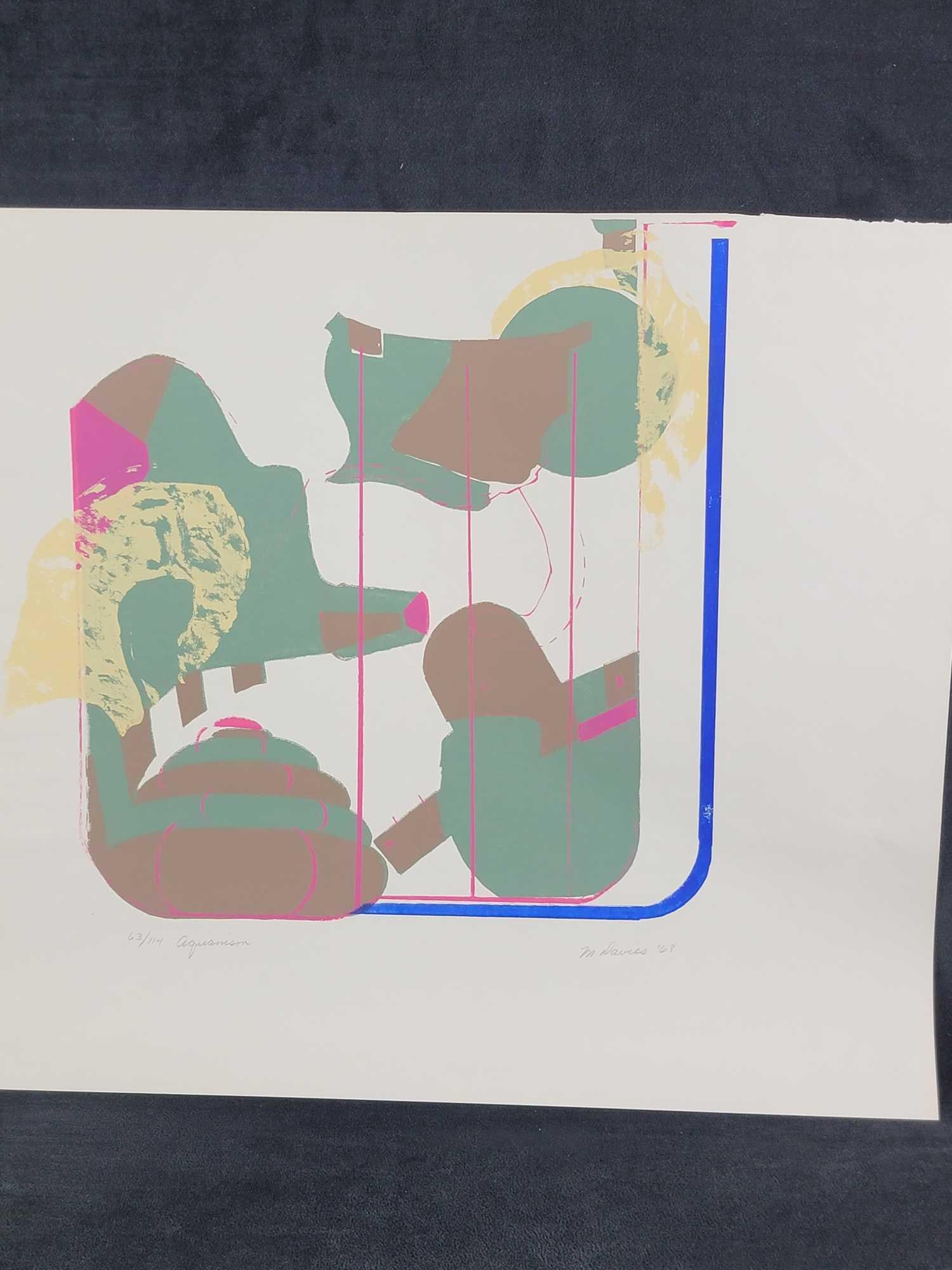 Signed M Davies 68 Print (1 of 5)