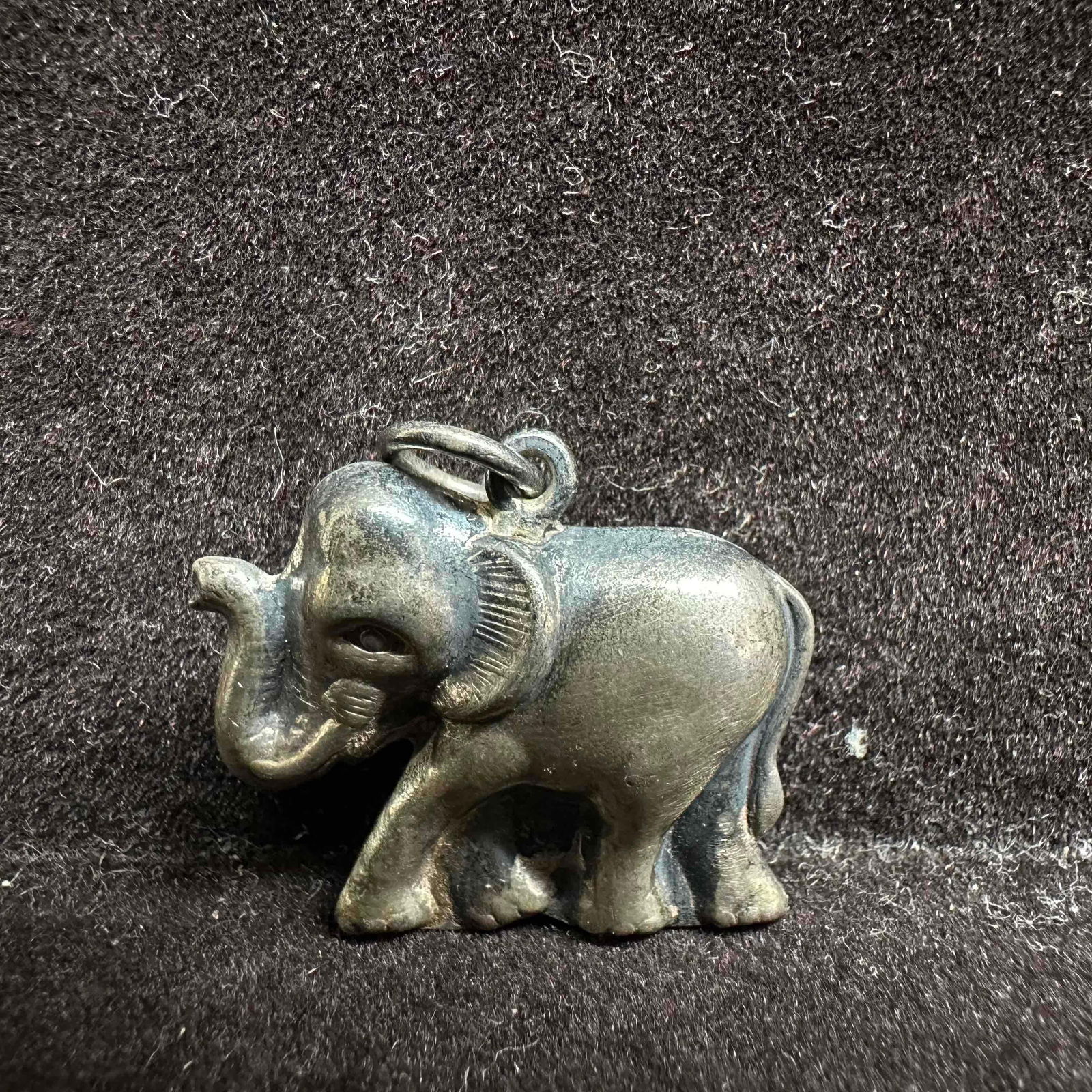 925 Sterling Silver Elephant Pendant Charm H35 (1 of 4)